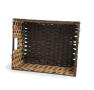 20  faux hyacinth 2 tone rectangular tray tp166 1 handles bowls