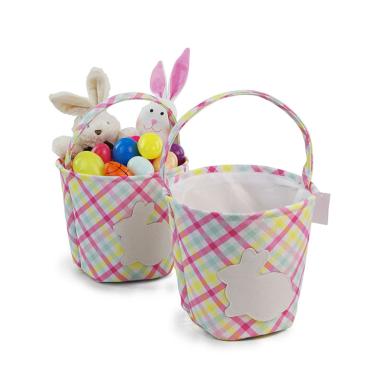 lattice soft fabric bunny basket sf579 1mfc wholesale containers