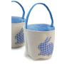 soft fabric blue bunny basket sf579 1bl wholesale containers handled baskets