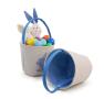 soft fabric blue bunny basket sf579 1bl wholesale containers handled baskets