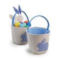 soft fabric blue bunny basket sf579 1bl wholesale containers handled baskets