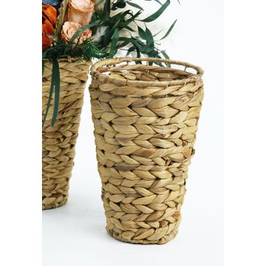 natural water hyacinth tall vase vg883 1 wholesale metal containers french market