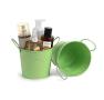 5  tin pot lime green by03 1lg wholesale metal containers pails