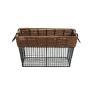 wire rectangular tray black folding ear handle ty164 1 rectangles wholesale