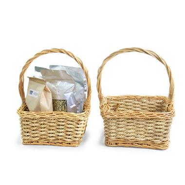 small sq peeled willowcorn husk shop single sb22 1sm wholesale basket containers