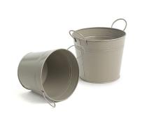 65  tin pot grey by08 1gry wholesale metal containers pails pots 6