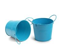 65  tin pot turquoise by08 1tq wholesale metal containers pails pots 6