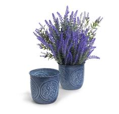 solid iron lathe pot with embossed mandala design antique blue by76 1bl wholesale