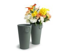 french bucket powder coated green by883 1gr wholesale metal containers market