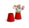small tin frusta vase red by301 1r wholesale metal containers pails pots