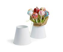 small tin frusta vase white by301 1w wholesale metal containers pails pots