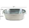 20  oval galvanized large tub by34 1 wholesale metal containers tubs