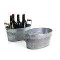 14  oval deep galvanized tub bale handle by68 1gi wholesale metal containers