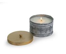 575  metal round box lid embossed petals design by445 1lg wholesale