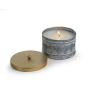 575  metal round box lid embossed petals design by445 1lg wholesale