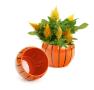 5x4 solid iron metal pot pumpkin bn77 1pk wholesale containers pails