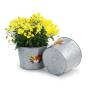 10  galvanized pot embossed harvest by10 1ht wholesale metal containers pails