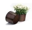 10  metal pot ribbed copper finish by10 1rcp wholesale containers pails