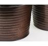 10  metal pot ribbed copper finish by10 1rcp wholesale containers pails