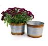 10  metal pot ribbed rust rim base finish by10 1rsr wholesale