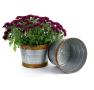 10  metal pot ribbed rust rim base finish by10 1rsr wholesale