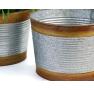10  metal pot ribbed rust rim base finish by10 1rsr wholesale
