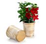 5  metal bucket tall ribbed gold finish by124 1srg wholesale pot covers