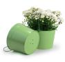 10  metal pot lime green by96 1lg wholesale covers