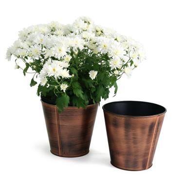 75  tin pot cover antique brown 6  by441 1abr wholesale