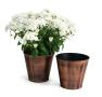 75  tin pot cover antique brown 6  by441 1abr wholesale