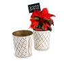 65  metal tall bucket white gold diamond pattern by121 1dpg wholesale