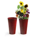 6.5" French Bucket  Red Star Embossed no Handles