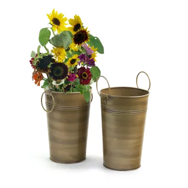 5.5" French Bucket Antiqued Sand