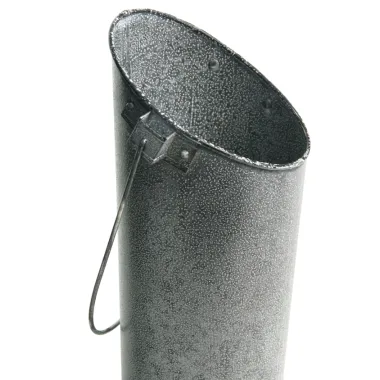 Metal Wall Pocket Pail Vintage Finish