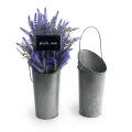 Metal Wall Pocket Pail Vintage Finish