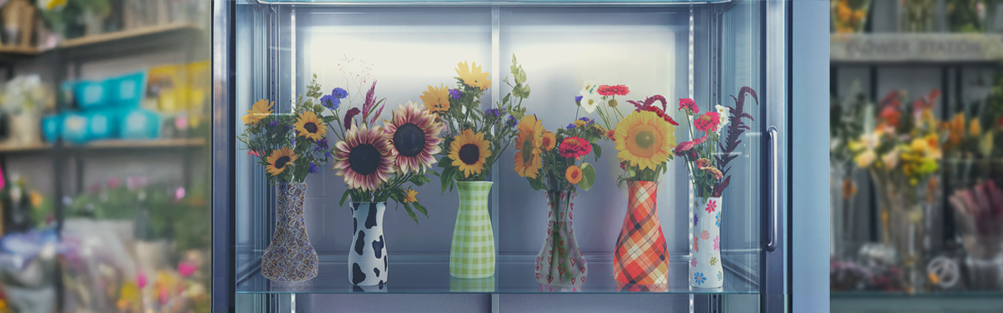 Collapsible Floral Vases