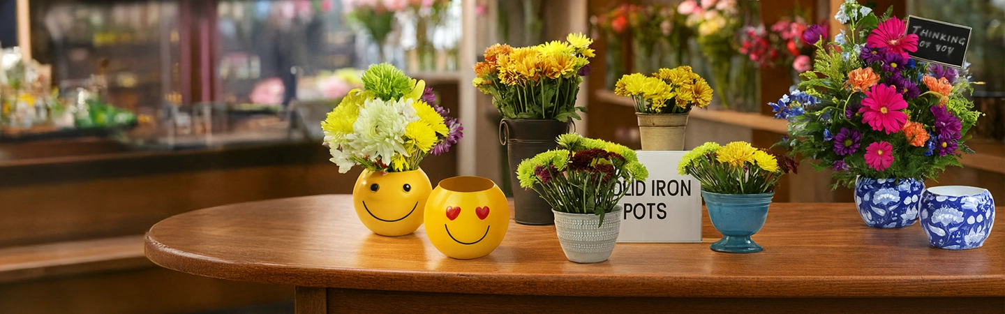 Spun Solid Iron Pots