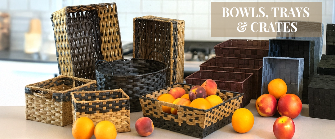 Wholesale Bowls, Trays, Crates